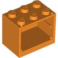 Lego skříňka 2x3x2, oranžová (6106114, 4520812)